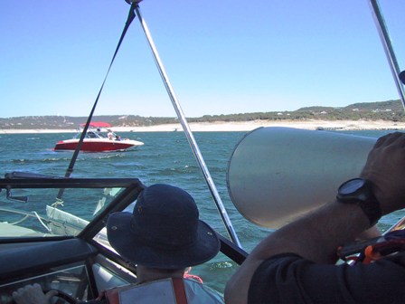 Boat being hailed